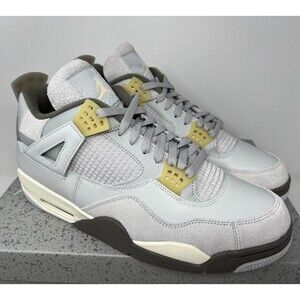 Air Jordan 4 Retro SE Craft Photon Dust Grey Shoes DV3742-021 Size 13